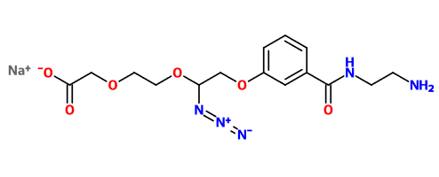 (image for) MC004899 2-[2-[2-[3-[[(2-Aminoethyl)amino]carbonyl]phenoxy]-1-azidoethoxy]ethoxy]-acetic acid, sodium salt